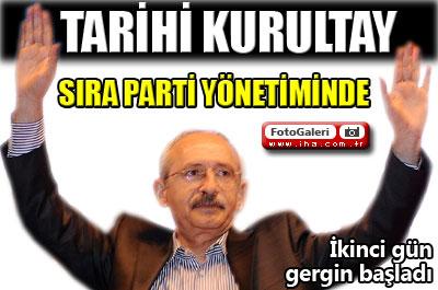 CHPde tarihi kurultay 