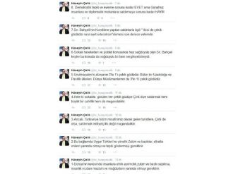 Hüseyin Çelik’ten Çekik Gözlü Tepkisi