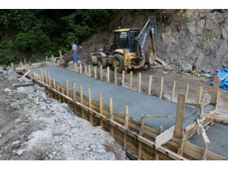 Düzce’de Yol Çalışmaları Devam Ediyor