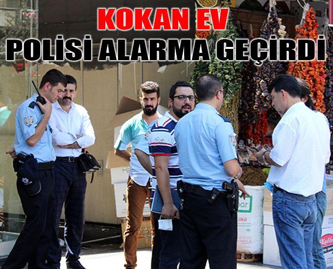 Kokan Ev Polisi Alarma Geçirdi  