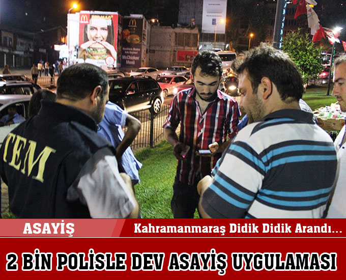 2 Bin Polisle Dev Asayiş Uygulaması