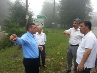 Kaymakam Kurnaz’dan Yol Yapım Çalışmalarına Takip