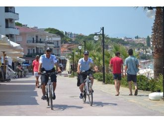 Bisikletli Turizm Polisleri Görev Başında