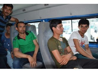 Nazilli’de Afganistan Uyruklu 21 Kaçak İşçi Yakalandı