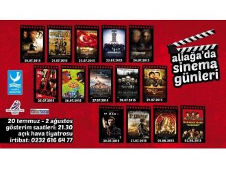 Aliağa’da Ücretsiz Sinema Günleri Başlıyor