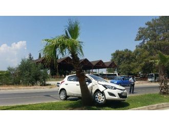 Manavgat’ta Trafik Kazası: 1 Yaralı