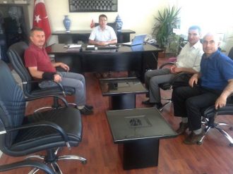 Hisarcık Kızılay Şubesi’nden Kaymakam Bayraktar’a ‘Hayırlı Olsun’ Ziyareti