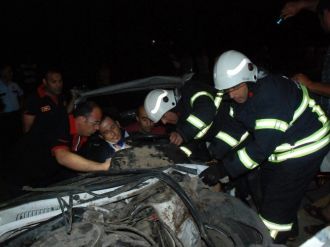 Didim’deki Kazada Sürücü Ağır Yaralandı