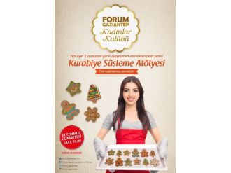 Forum Gaziantep Kadınlar Kulübü Bu Kez Kurabiye Süslemek İçin Buluşuyor