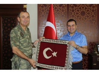 Erciş Garnizon Komutanı Ataberk’in Veda Ziyaretleri