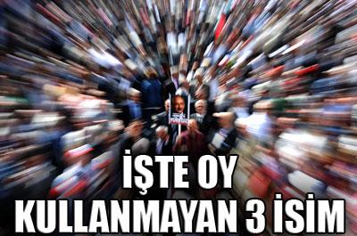 3 CHPli oy kullanmadı 