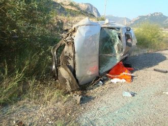 Osmaneli’de Otomobil Takla Attı: 1 Ölü, 4 Yaralı