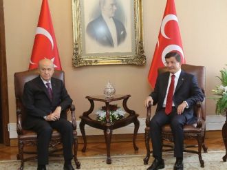 Ak Parti-mhp Görüşmesi Başladı