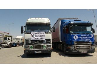 Suriye’ye 2 Bin 400 Aileye Gıda Yardımı Gönderildi
