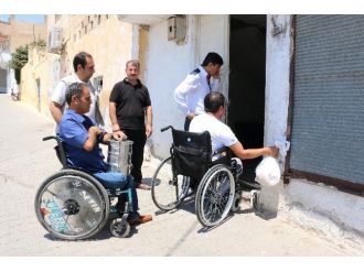 Ortopedik Engelliler Derneği Evlere Yemek İkramına Eşlik Etti