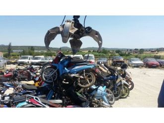 Sahipleri Tarafından Teslim Alınmayan Motosikletler Mke’ye Gitti