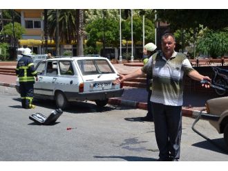 Nazilli’de Gaz Kaçıran Otomobil Korku Dolu Anlar Yaşattı