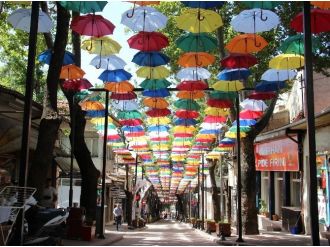 Çankırı’nın Havası Şemsiyelerle Renklendi