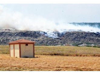 Bandırma Çöplüğü Yanmaya Devam Ediyor