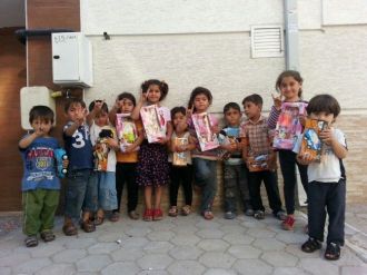 Bayram Öncesi Sığınmacı Çocuklar Sevindirildi