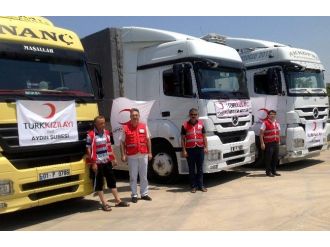 Aydın Kızılay, Türkmenlere Yardım Elini Uzattı