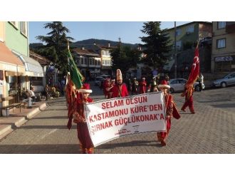 Kazancı’ya Pankartlı Ve Mehteranlı Veda