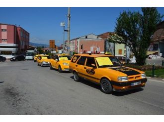 Tokat’ta Taksici Eylemi