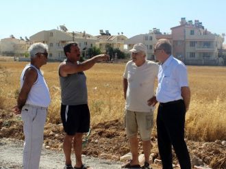 Başkan Atabay, Yol Ve Park Çalışmalarını Yerinde İnceledi