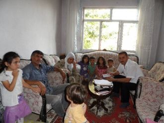 Bem-bir-sen Adıyaman Şubesinden 124 Aileye Nakdi Yardım