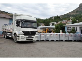 Tunceli’de Vadiler Ve Köyler İçin Konteyner Alındı