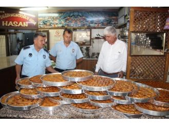 80 Katlı Baklavaya Bayram Denetimi