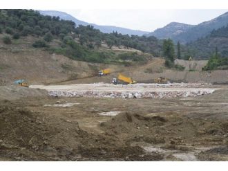 Rahmanlar Barajında Gövde Dolgusu Başladı