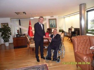 Bozüyük Engelliler Derneği Başkanı Çelik, Berlin Başkonsolosu Şen’i Ziyaret Etti