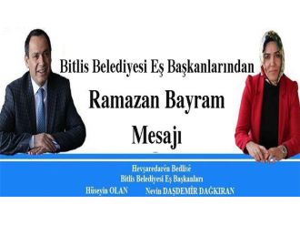 Bitlis Belediye Eş Başkanlarından Bayram Mesajı