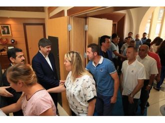 Başkan Türel, Belediye Personeliyle Bayramlaştı