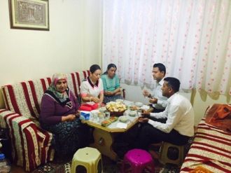 Kapaklı Kaymakamı Gürbüz’den Çat Kapı Ziyaret