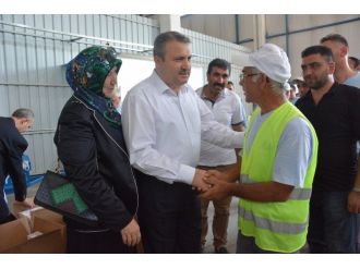 Başkan Çerçi Personeliyle Bayramlaştı