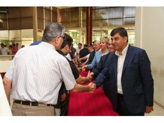 Başkan Fadıloğlu Personeliyle Bayramlaştı