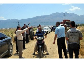 Başkan Tutal, Arazi Yangınını Yerinde İnceledi