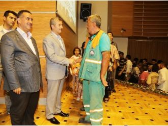 Başkan Tahmazoğlu Personelle Bayramlaştı