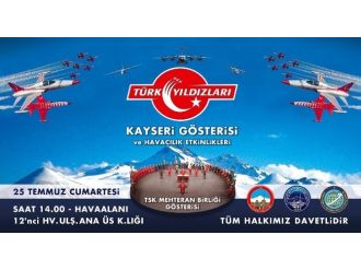 Türk Yıldızları Kayseri’ye Geliyor