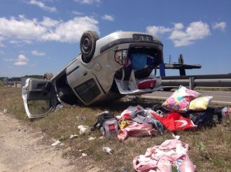 Bolu’da Trafik Kazası : 4 Yaralı