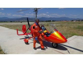 Gyrocopter İle Zafer Uçuşu Başladı