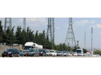 Tekirdağ’da Kilometrelerce Araç Trafiği