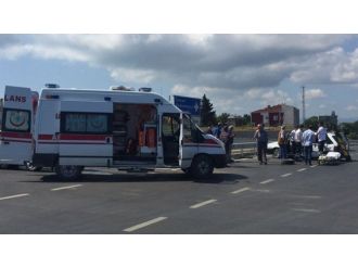 Sinop’ta Trafik Kazası: 1 Yaralı