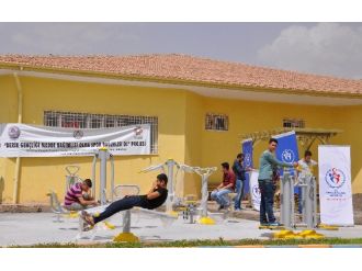 Derik’te Spor Parkı Açılışı Yapıldı