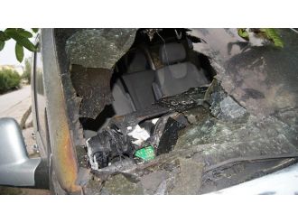 Kağızmanspor Başkanı Korkmaz’ın Aracı Kundaklandı