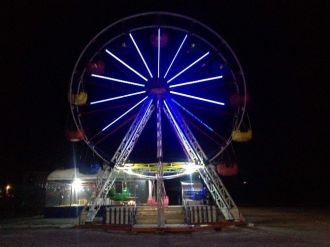 Ahi Evran Lunaparkı Hizmete Girdi