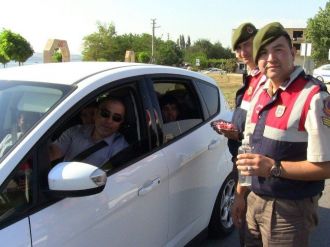 Jandarma Trafikten Bayram Mesaisi