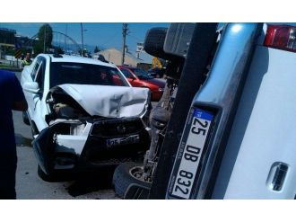 Erzurum’da Trafik Kazası: 3 Yaralı